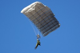 Test your parachute with a small action figure before trying it on a person